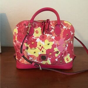 Dooney & Bourke pink floral handbag